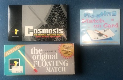 Three Vintage Magic Tricks Cosmosis The ORIGINAL Floating Match Ben Harris 1986
