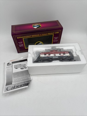#ad M.T.H. Electric Trains O Scale Erie US War Bonds Steel Caboose Original Box $75.99