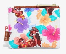 Loungefly Disney Chip & Dale Rescue Earth Day Floral Coin Purse Exclusive