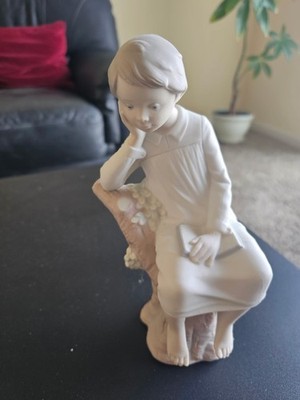 Lladro Little Boy Thinking #4876