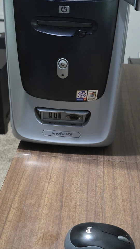 HP Pavilion 9800 ATX PC AMD Athlon 1.00GHz 128MB RAM No HDD (Retro Gaming) - Image 4 of 4