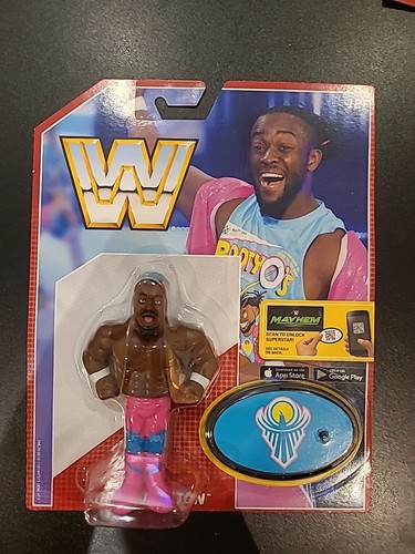 WWE Retro Figure MOC Kofi Kingston The New Day WWF...