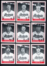 1982 TCMA CHATTANOOGA LOOKOUTS COMPLETE SET KELLY GRUBER 543492 (KYCARDS)