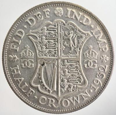 Silbermünze Georg V Half-Crown 1932 | feine Sammlerqualität | a6321