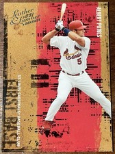 2005 Donruss Leather & Lumber Albert Pujols #5 St. Louis Cardinals MLB