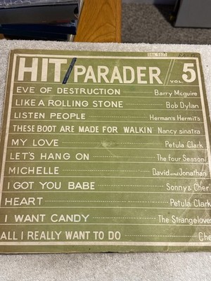 Hit Parader Vol. 5 - Various Artists LP - GOOD CONDITION W/DUST SLEEVE!!!