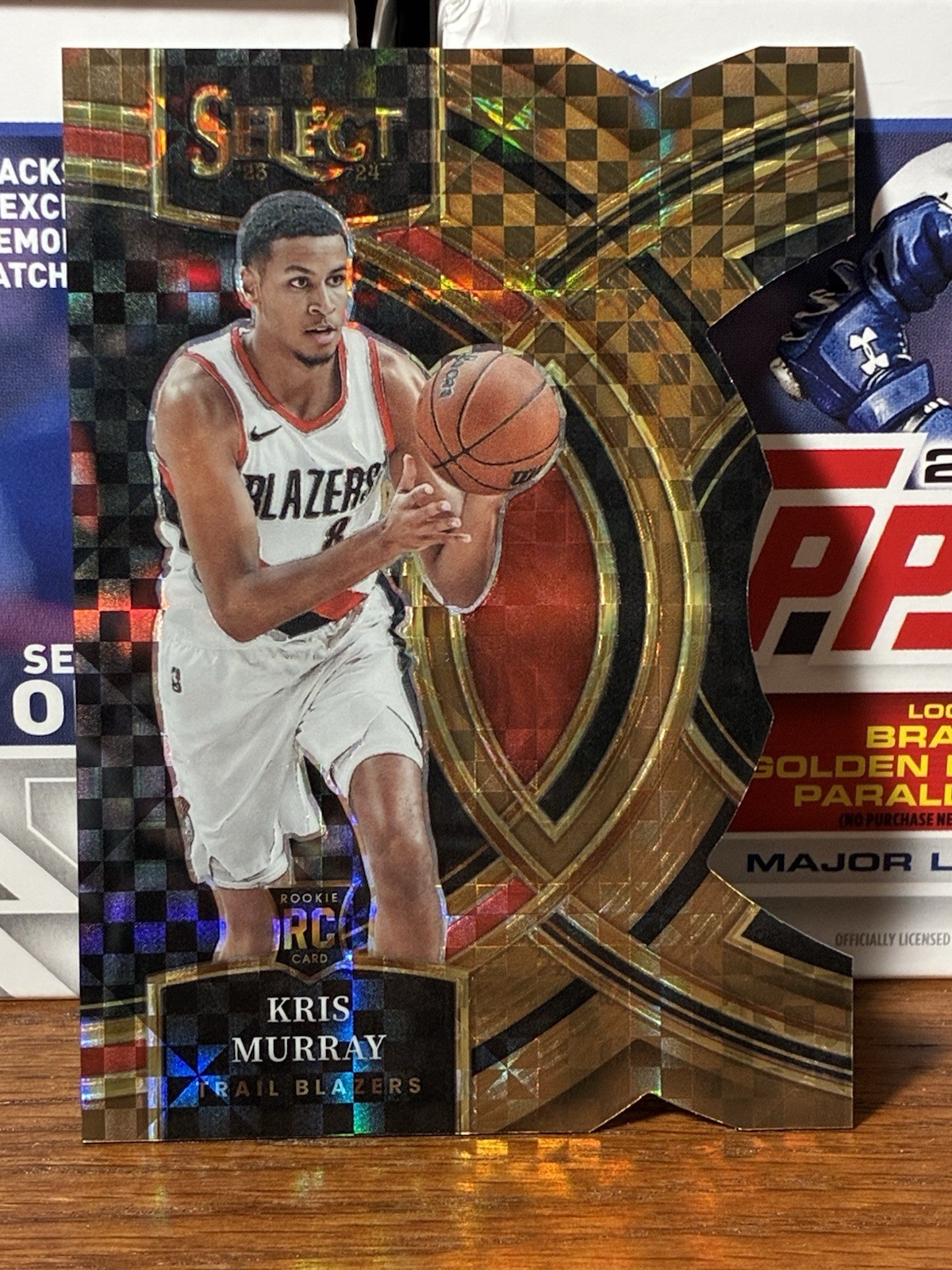 2023-24 Select Premier Level Kris Murray #120 Bronze Checker Prizm Die-Cut/49 RC