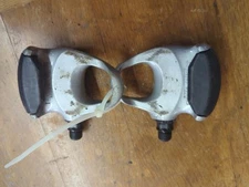 Vintage LOOK ARC F Clipless Pedals - Silver- Used