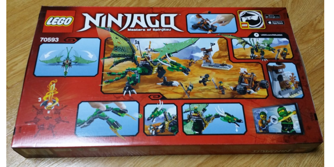 LEGO NINJAGO: The Green NRG Dragon (70593) for sale online | eBay