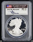 2000-P American Silver Eagle Mercanti Signed PCGS PR69DCAM