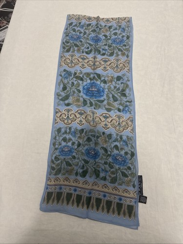 vintage scarf silk 12x62”