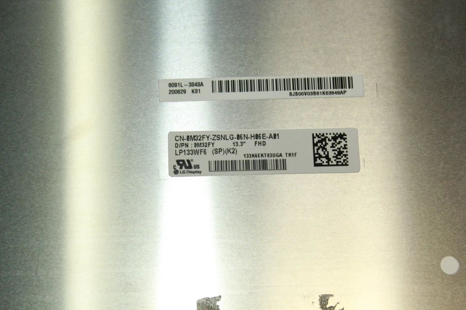 Genuine LG 14" FHD LCD Touch Screen Assembly LP133WF6 (SP)(K2) Dell M32FY 40 PIN - Image 3 of 3