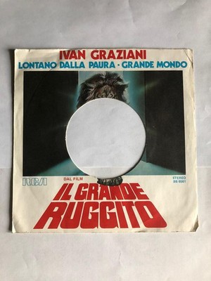 Cover LP 45 Runden 7'' - Weit weg von der Angst - Grande Mondo Ivan Graziani Juke Box