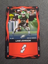 2025 UNO Elite Red #089 Lane Johnson Philadelphia Eagles