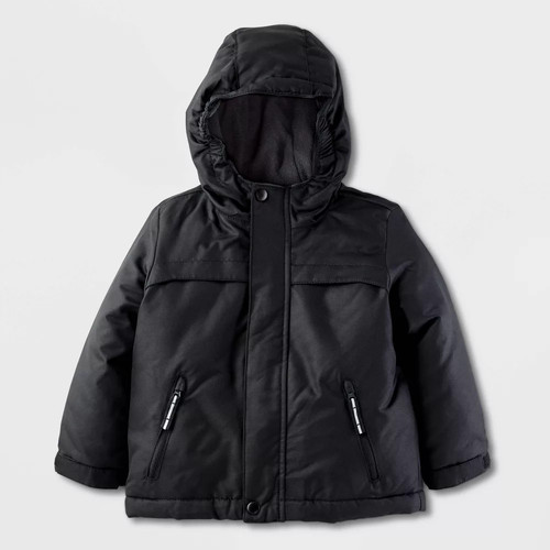 Cat & Jack Baby 3-in-1 Snowplay Jacket Attached Hood Adjustable Cuffs - Picture 3 of 35