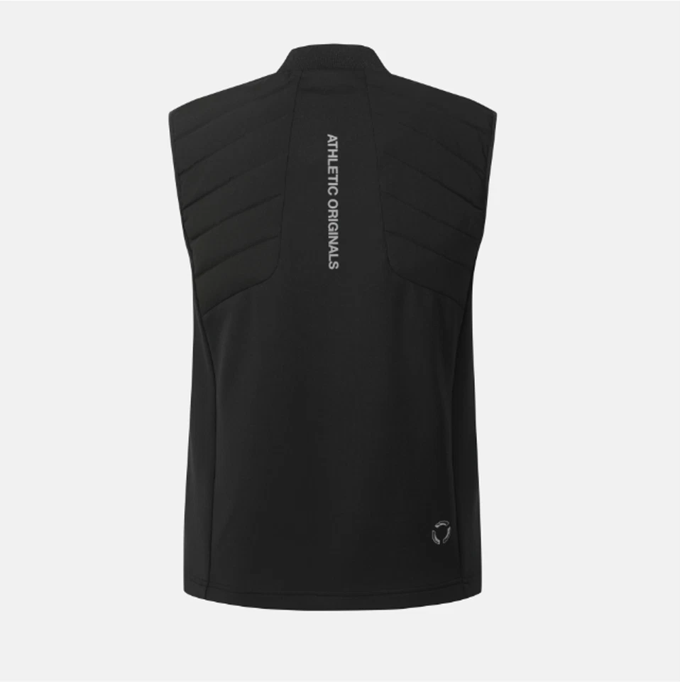 DESCENTE SWISS SKI Running Hybrid Down Vest SQ323RDV91 BLACK ASIAN FIT - Image 3 of 4