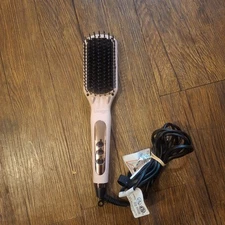 L'ange Le Vite Hair Brush Straightener Pink Lange Thermal Ion Ceramic Heat