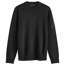 Stone Island Men's Ghost Wool Black Jumper Sweater Sz XL fits like L MSRP 735