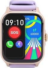 RUIMEN Smartwatch Uomo Donna Chiamate Bluetooth Orologio Contapassi Android Ios