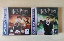HARRY POTTER CALICE DI FUOCO + ORDINE FENICE NINTENDO GAMEBOY ADVANCE NUOVI GBA