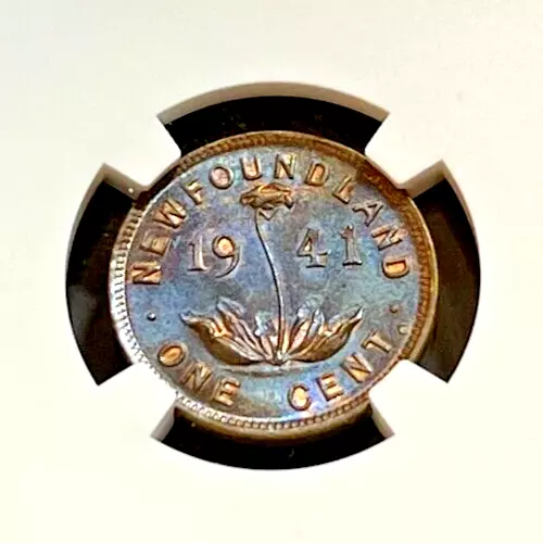 Canada 1941 C New Foundland Cent NGC MS63BN BU MS 63