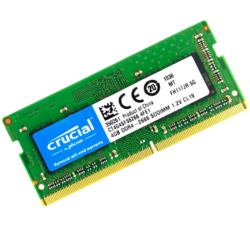 CRUCIAL DDR4 4GB 2666 MHz PC4-21300 Laptop SODIMM Notebook Memory RAM 4GB 2666 - Image 4 of 4