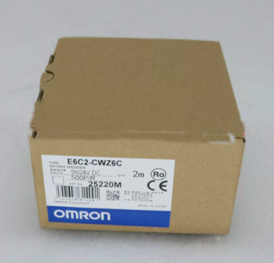 New Omron E6C2-CWZ6C E6C2CWZ6C 500P/R Rotary Encoder