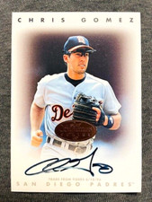 1996 Leaf Signature Series Chris Gomez Auto Autograph Card Bronze