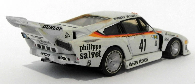 Modelos BAM escala 1/43 metal blanco 101 - Porsche 935K3 - Team Kremer Le Mans 1979 Foto 3 de 4