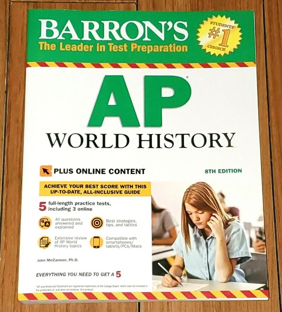 Barron�s AP World History Book 8th Edition Study Guide eBay