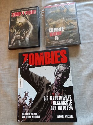 ZOMBIES- DIE ILLUSTRIERTE GESCHICHTE DER ZOMBIES & 2 ZOMBIEFILME FSK :18  !!!