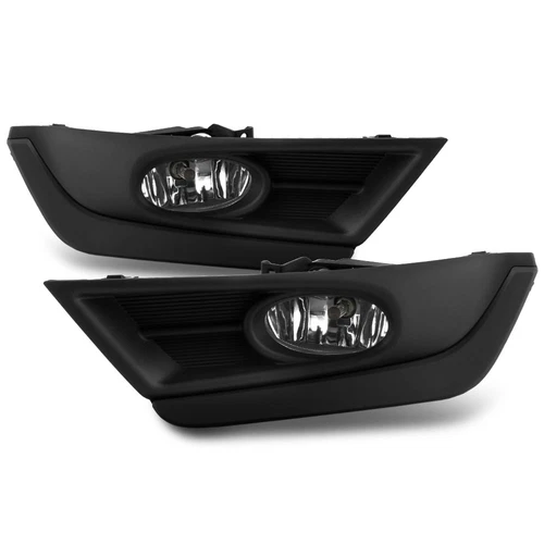 For 2017 2018 2019 Honda CRV CR-V Front Bumper Upper Grille Fog Lights &Trim Set - Picture 21 of 24