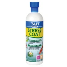  API Pond Care  Stress Coat Plus  16 oz. Fish and Water Conditioner 140 B