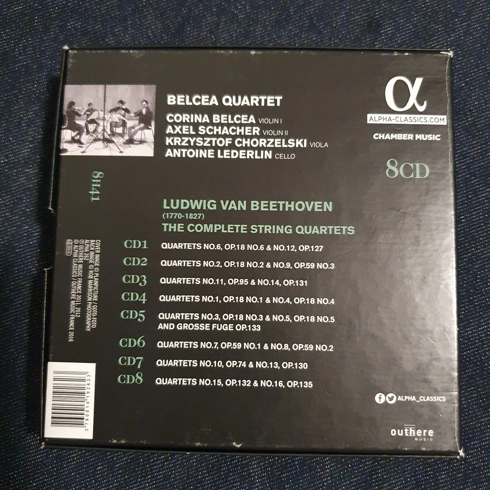 Beethoven: The Complete String Quartets – Belcea Quartet, 8CD, Alpha, 2016 - Image 2 of 4