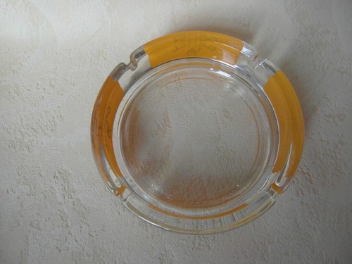 WERBE ASCHENBECHER CAMEL GLAS ASCHER GELB 14,5cm x 4 cm groß NEU NEU NEU - Bild 3 von 4