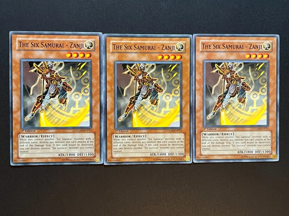 YUGIOH SIX SAMURAI DECK- RIHAN- SHI EN- ZANJI- YAICHI- IROU- ENISHI- MIZUHO NM - Image 4 of 4