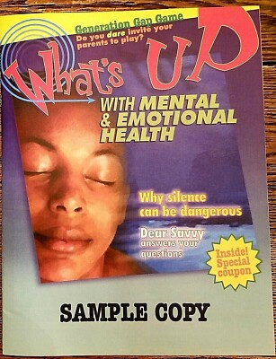 Work Book What's Up With Mental & Emotional Health Paperback For Adolescents NEW