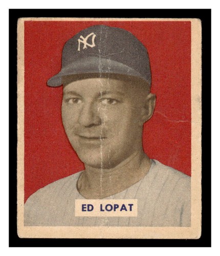 Ed Lopat #229 1949 Bowman card