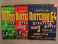 Nintendo 64 Ultimate Volume 1 2 3 Sybex Unofficial Strategy Guides