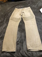 Demolition Men's Jeans Rust Tan Color Boot cut 32/32 Relaxed Fit