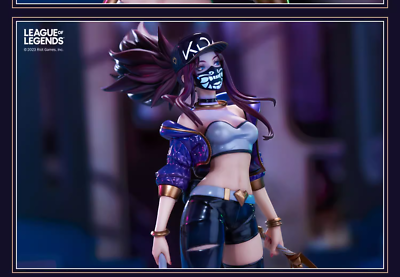 APEX/ League of Legends 】K/DA Akari 1/7 Scale Manual LOL Model | eBay