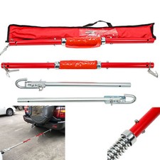 PKW Kfz Auto Abschleppstange mit Dämpfung 3000 kg 3T Abschleppseil 3teile Satz