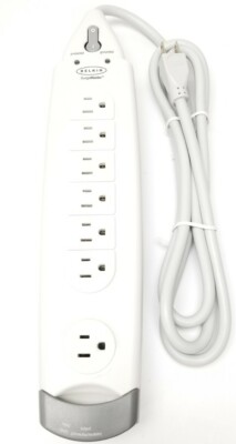  Belkin  Surge Protector 1045 Joules 7 Outlets 7 ft Cord 2 Tel Plugs Computer
