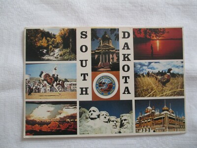 ALTE FARBIGE MEHRANSICHTSPOSTKARTE'', SOUTH DAKOTA. THE SUN SHINE STATE '' P
