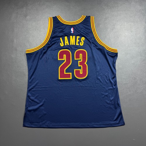 100% Authentic Lebron James Mitchell & Ness 2015 2016 Cavaliers Jersey 56 3XL - Picture 5 of 7