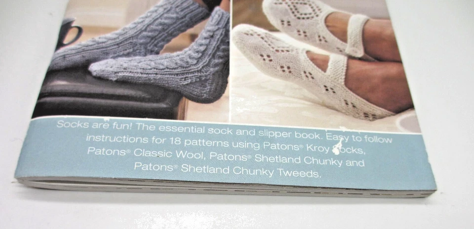 Patons Next Steps Four Socks and Slippers Knitting Guide Book - Image 2 of 4