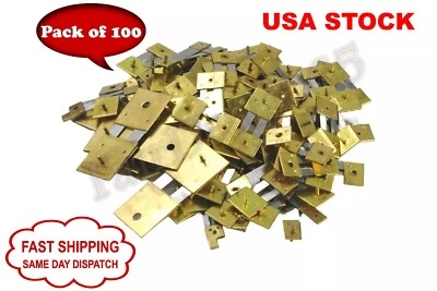 TAURISH Pack of 100 Clock Suspension Springs for Grandfather, Wall & Mantle Clocks