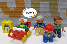 (F11/6) LEGO Duplo Personaggi Famiglia Nonno Papà Passeggino