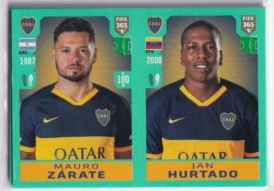 Panini Fifa 365 2020 Sticker No. 311 Mauro Zarate - Jan Hurtado