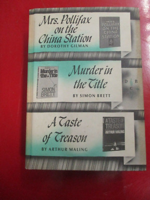 DETECTIVE BOOK CLUB MRS POLLIFAX ON CHINA STATION MURDER IN TITLE TASTE TREASON